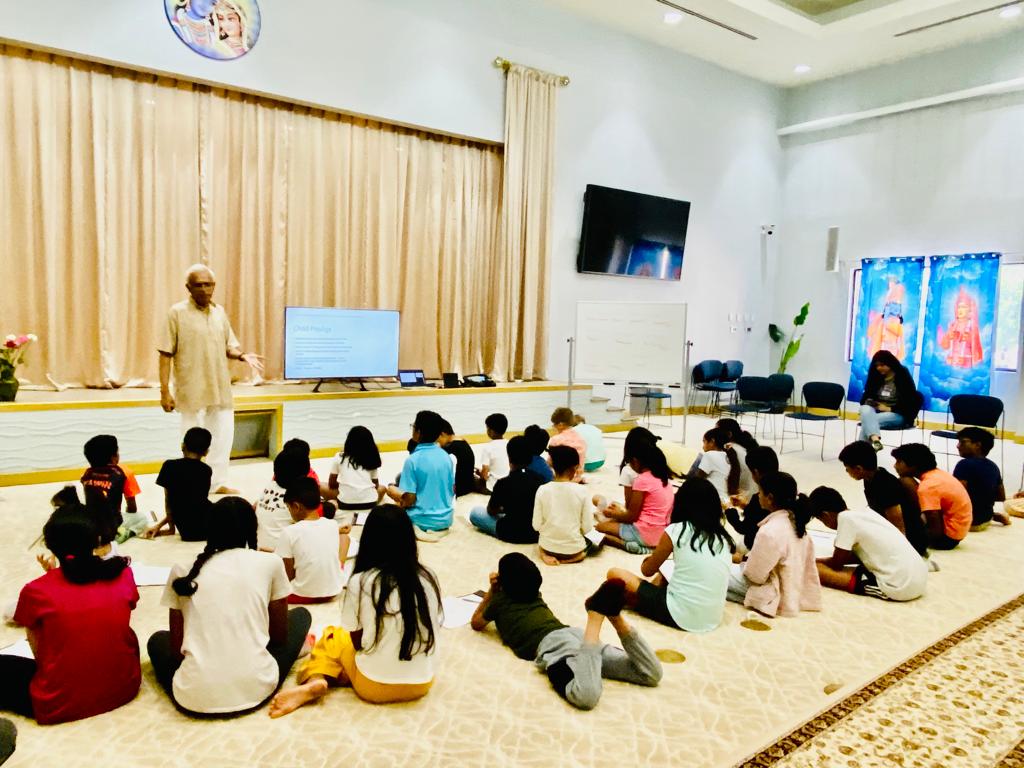 Gurukul session with children
